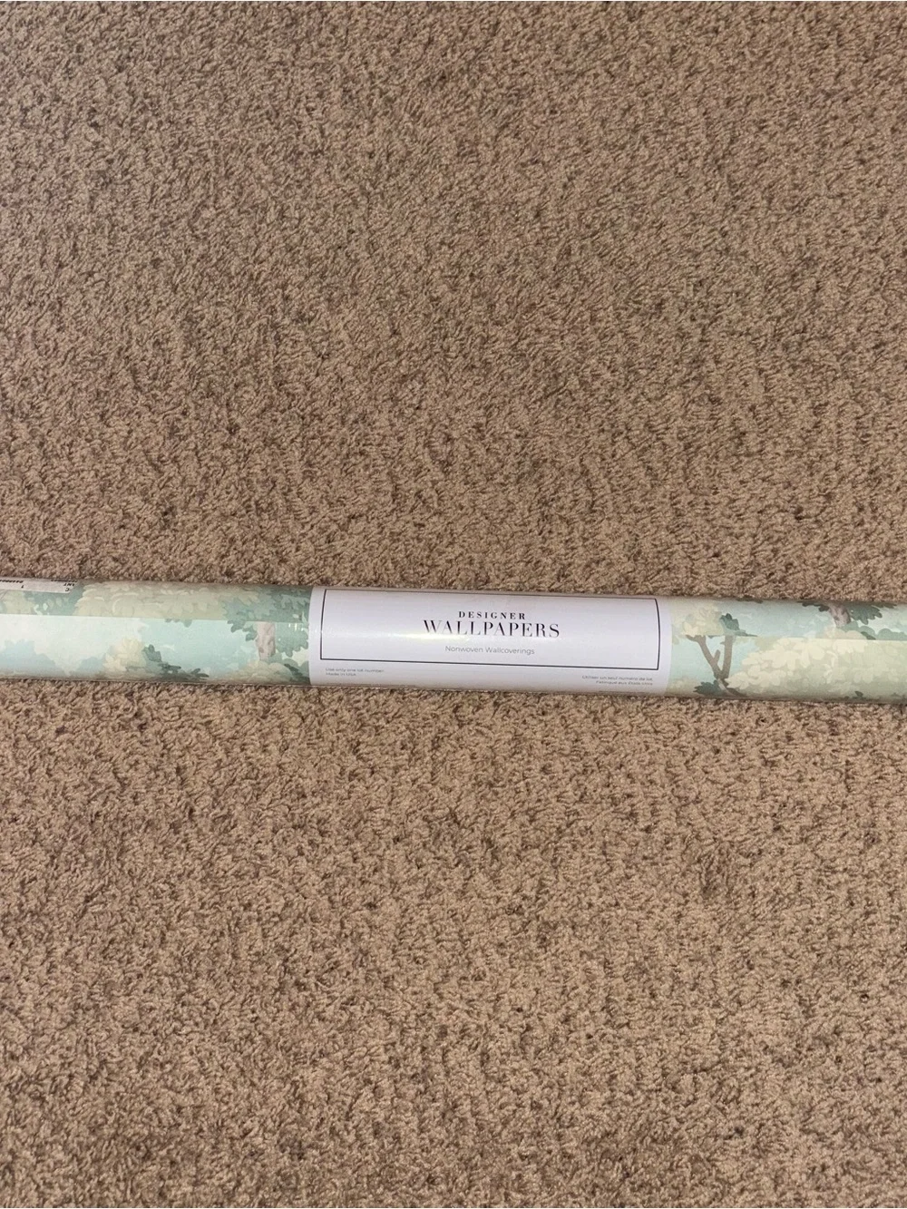 New Anthropologie Green Scenic Tree Botanical Wallpaper Mural